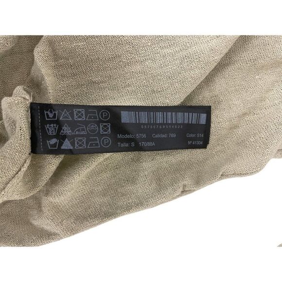 Massimo Dutti Womens Sweater Linen S Small Drop shoulder boat neck 5756/769 NWT - Picture 7 of 14